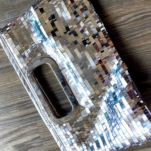 Charming Charlie Shimmer Clutch